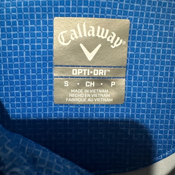 Mens golf T-shirt. Blue size: small BNWT. Callaway - Picture 3 of 6